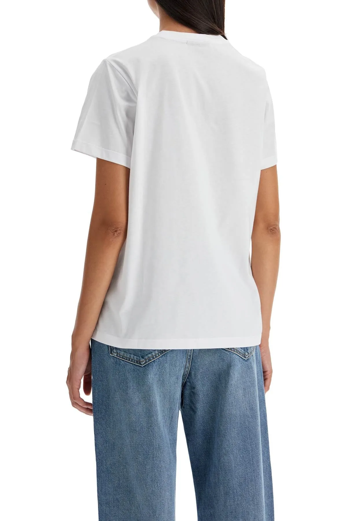 relaxed fit printed t-shirt T3529 BRIGHT WHITE