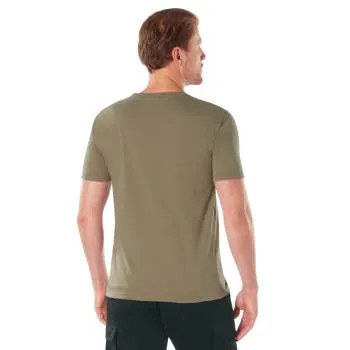 Rothco Athletic Fit Solid Color T-Shirt Coyote Brown 1747 1748