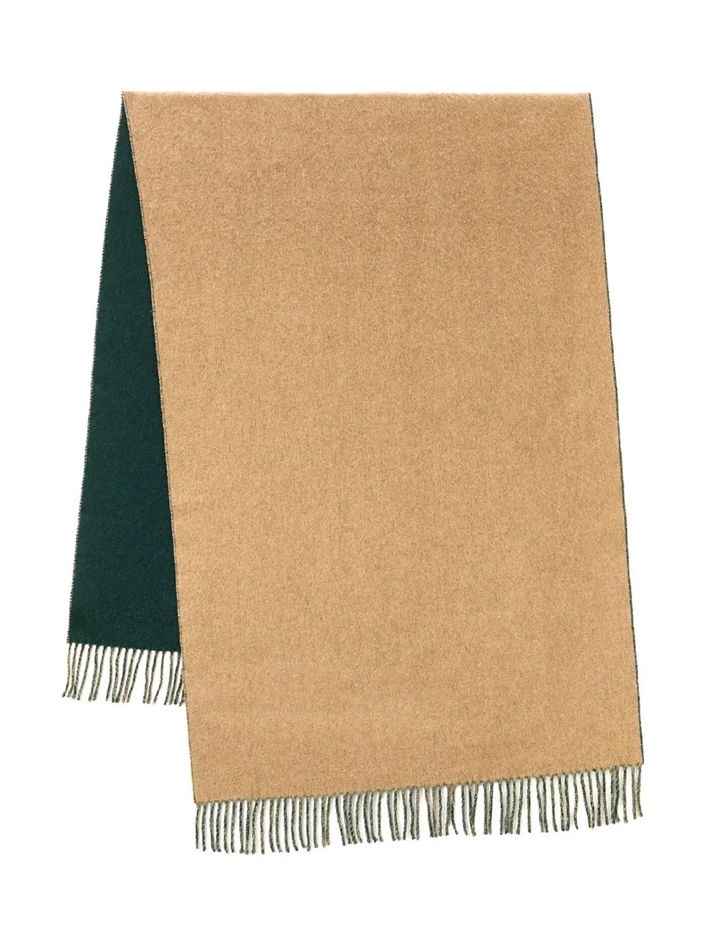 Script logo-patch scarf