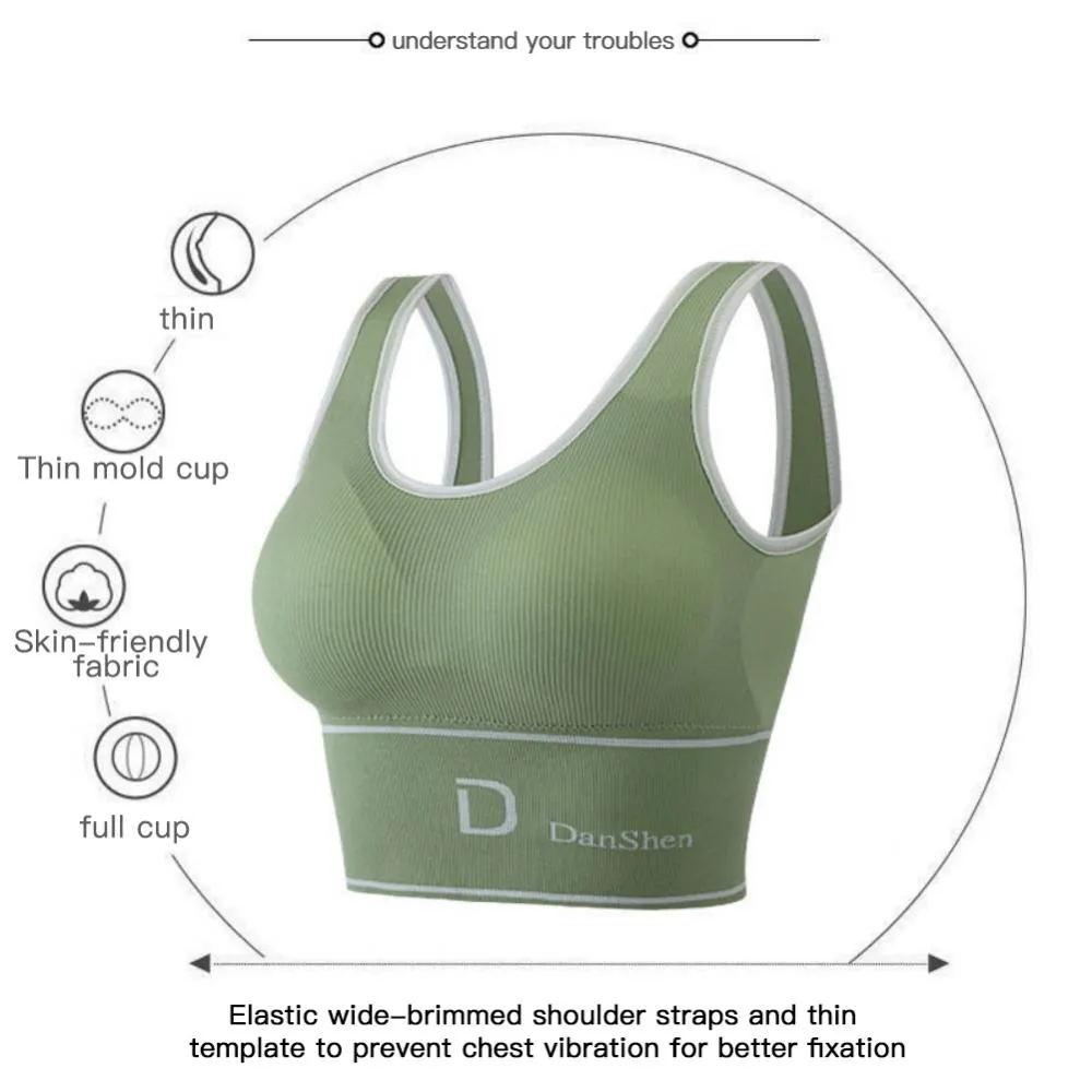 Women Yoga Underwear Padded Crop Tops Underwear Top Yoga Sport Bra Breathable Fitness Running Vest Yoga Bras Sports Type